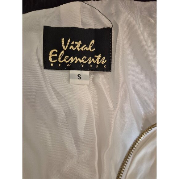 VTG 90s Embroidered USA Jacket Oversized Dolman Sleeve Jacket Red/Wht/Blu sz S-L - Picture 6 of 7